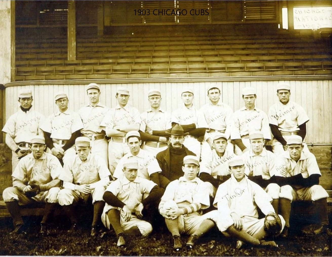 1903 Chicago Cubs Team Photo Baseball Picture Mlb 300 Piece Jigsaw Puzzle