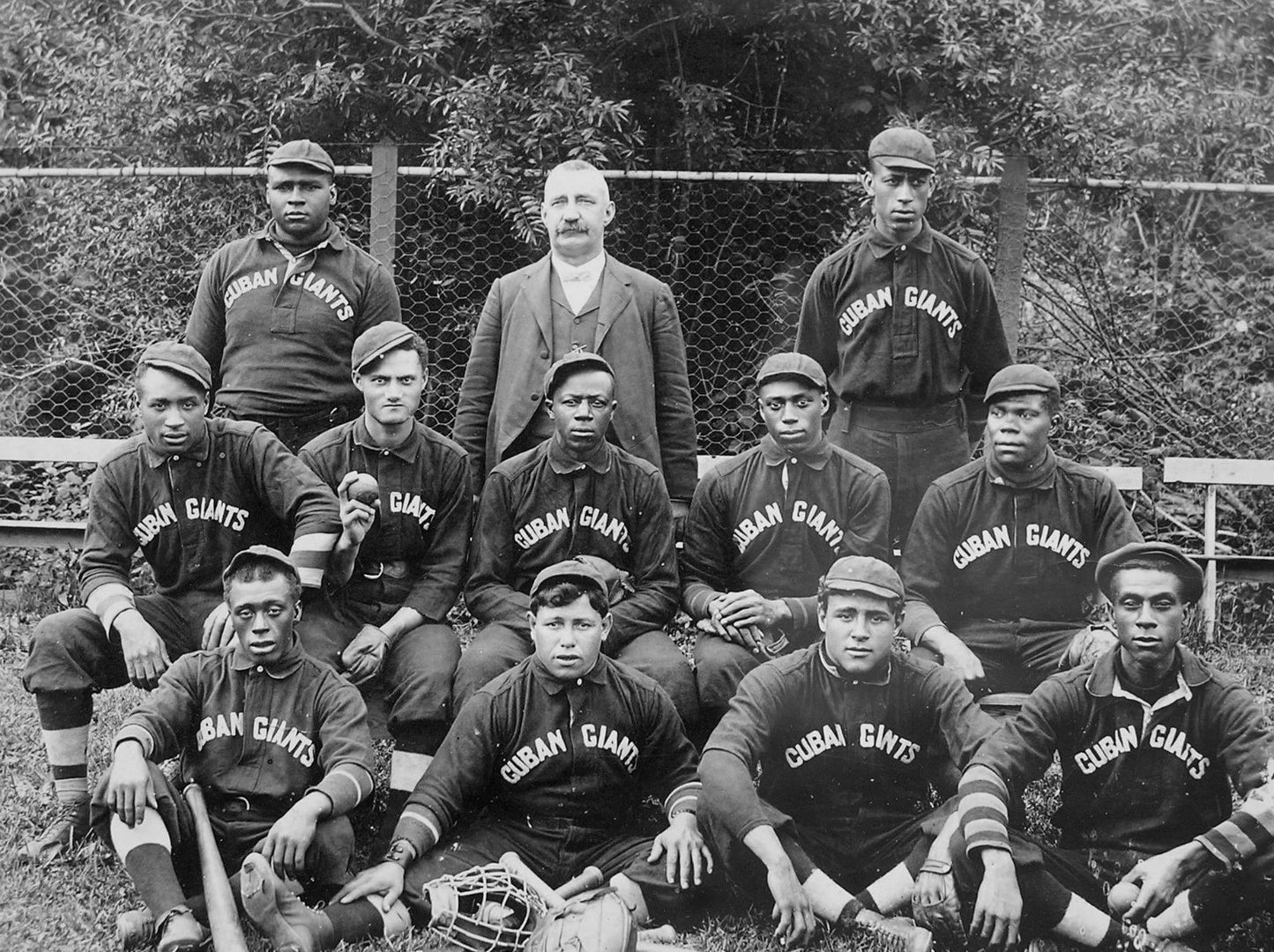 1903 Cuban Giants Team Magnet Baseball Picture Negro League