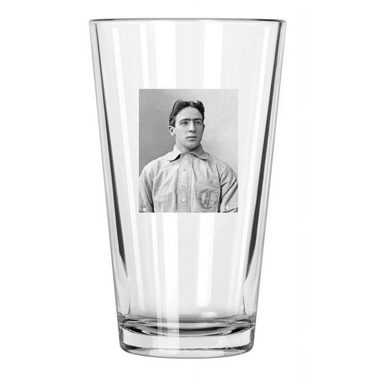 1903 Chicago Cubs Joe Tinker Photo Carl Horner Hof 46 Pint Beer Drinking Glass