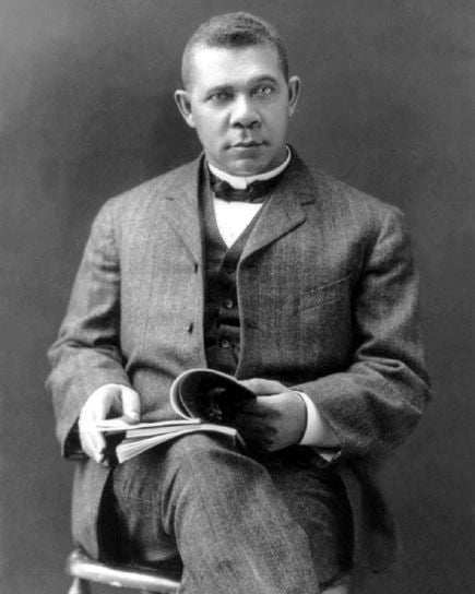 1903 Civil Rights Activist Booker T Washington Glossy Keychain Print Portrait
