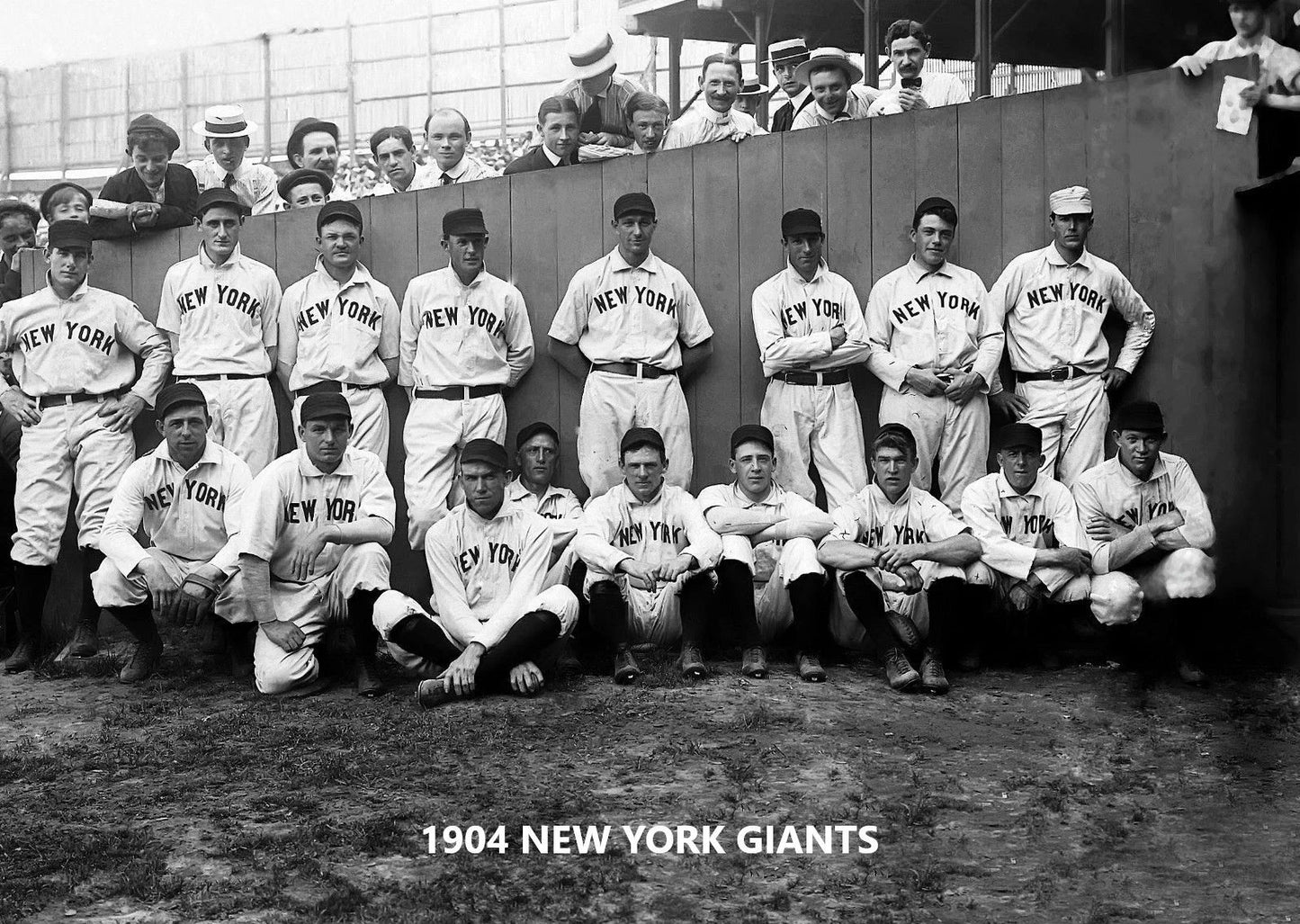 1904 New York Giants Team Photo Baseball Mlb Picture Ny