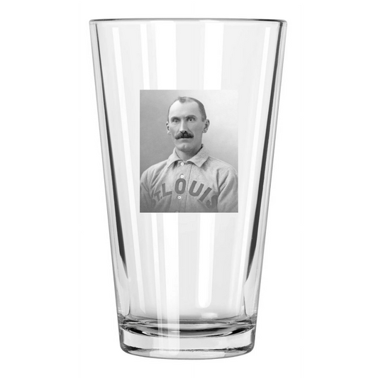 1904 St. Louis Cardinals Jake Beckley Baseball Hof 71 Pint Beer Drinking Glass