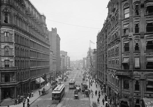1904 State Street Rochester New York Old Vintage Reprint 300 Piece Jigsaw Puzzle