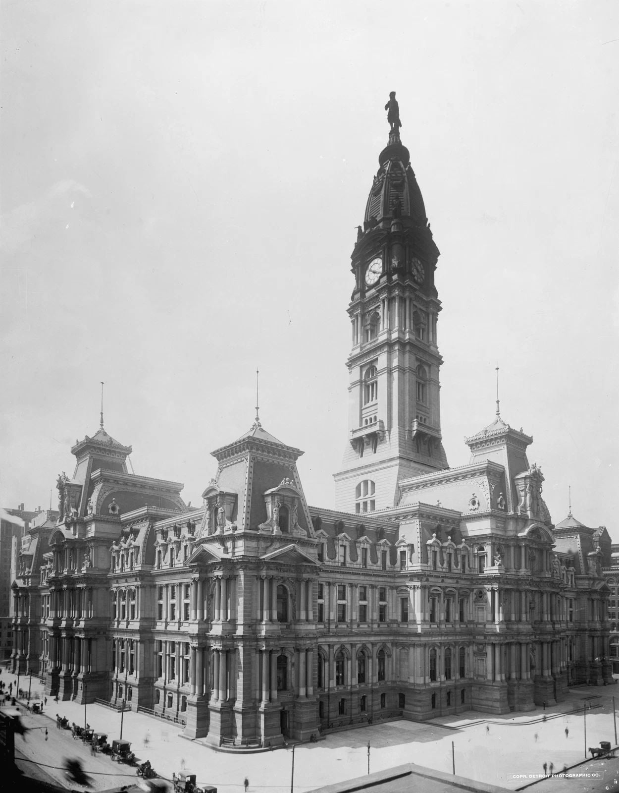 1905 City Hall Philadelphia Pennsylvania Vintage Old Magnet Reprint