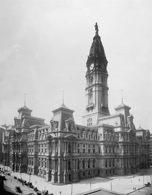 1905 City Hall Philadelphia Pennsylvania Vintage Old Magnet Reprint