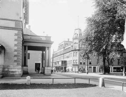 1905 Main Street Brattleboro Vermont Old Vintage Photo 300 Piece Jigsaw Puzzle