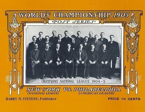 1905 New York Giants Vs Philadelphia Athletics Baseball Picture Mlb Ny