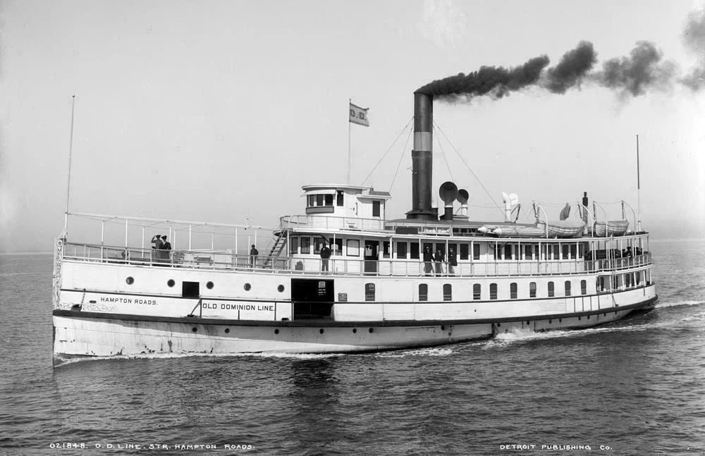 1905 Old Dominion Line Steamship Hampton Roads Old Vintage 300 PCS Jigsaw Puzzle