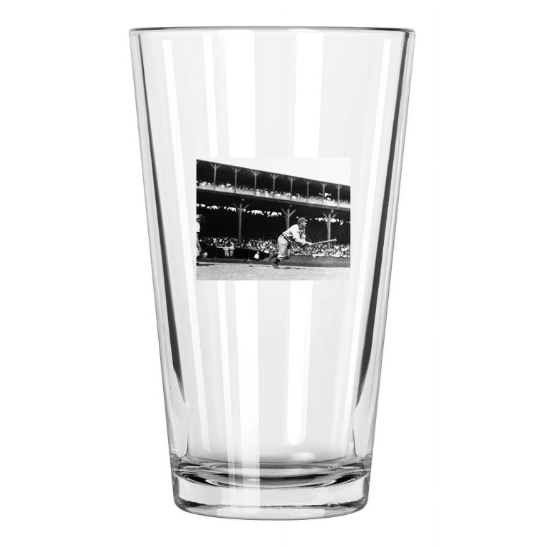 1905 Pittsburgh Pirates Honus Wagner Exposition Park Pint Beer Drinking Glass