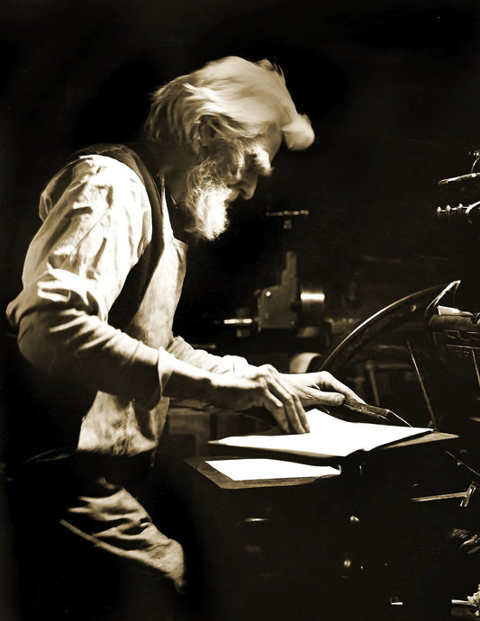 1905 Printer At Work New York City Ny Old Vintage 300 Piece Jigsaw Puzzle