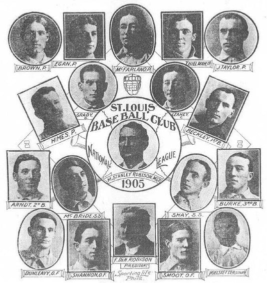 1905 St. Louis Cardinals Team Photo Baseball Picture Mlb Wide Border