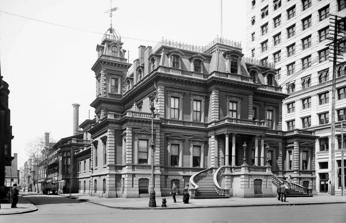 1905 Union League Club Philadelphia Pa Old Vintage Photo Reprint