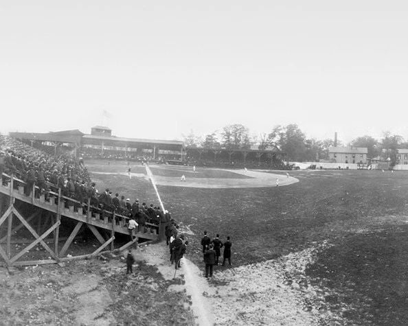 1905 Washington American League Park Glossy Keychain Boundary Field Print