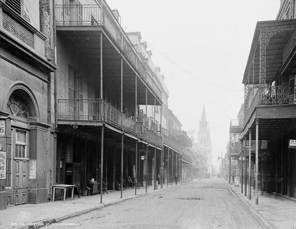 1906 Chartres Street New Orleans Louisiana Old Retro Photo Reprint