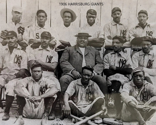 1906 Harrisburg Giants Team Photo Baseball Picture Negro League