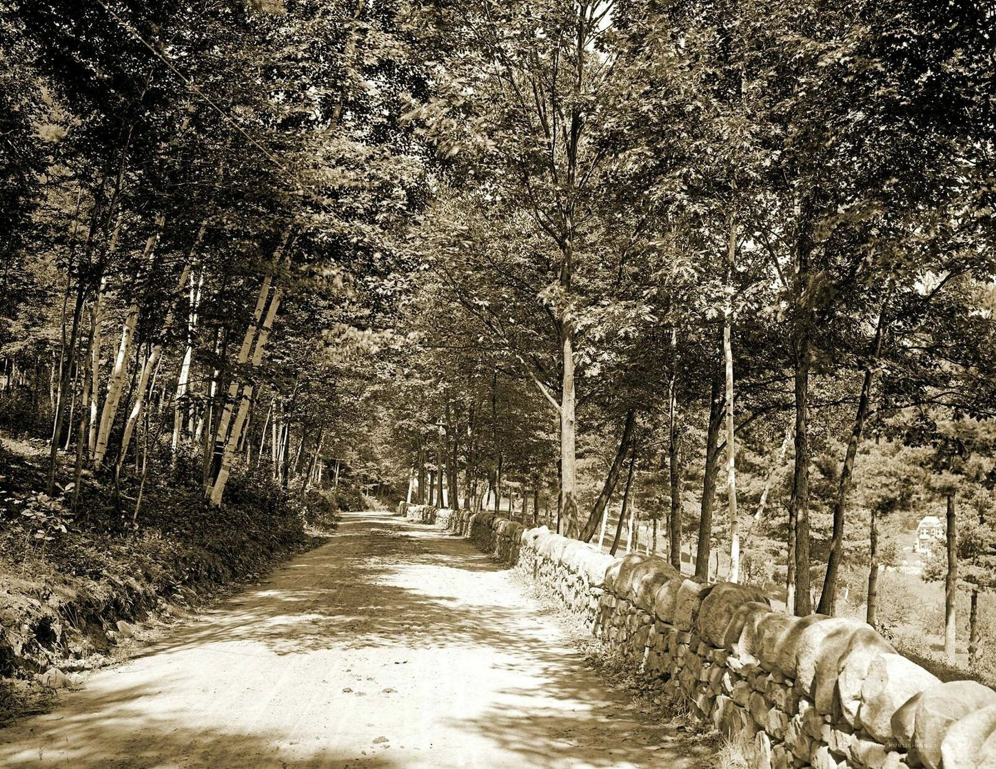 1906 Road 2 Silver Bay Lake George New York Vintage Old Magnet Reprint