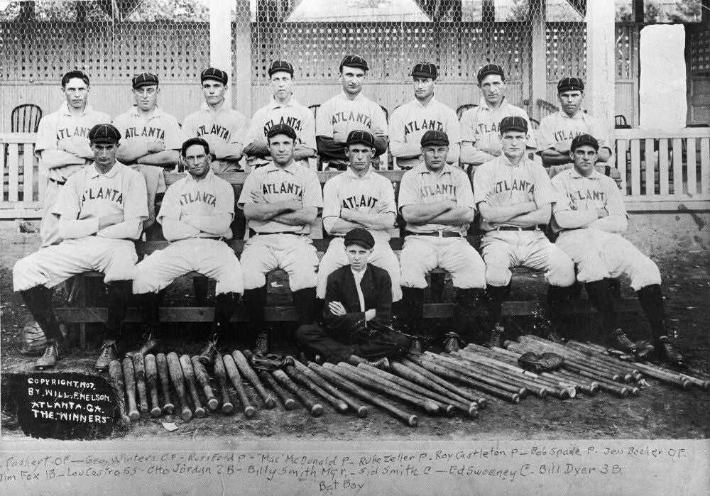 1907 Atlanta Crackers Magnet Baseball Team Picture