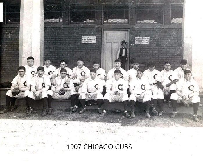1907 Chicago Cubs Team Magnet Baseball Picture Mlb