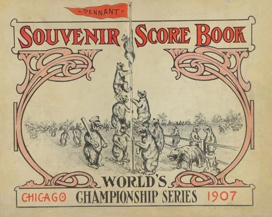 1907 Chicago Cubs Team Photo Baseball Picture Mlb World Champs