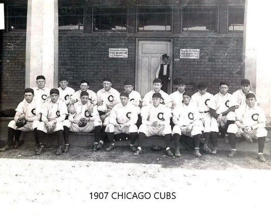 1907 Chicago Cubs Team Keychain Baseball Picture Mlb