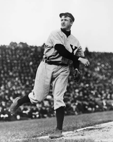 1907 New York Giants Christy Mathewson Glossy Magnet Vintage Baseball Print