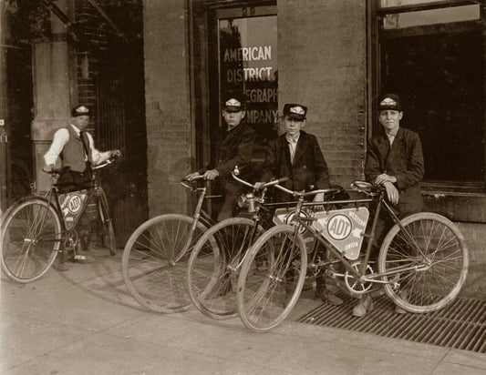 1908 Adt Bike Messengers Indianapolis In Old Vintage Keychain Reprint