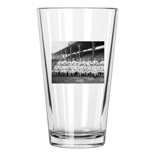 1908 Chicago Cubs Photo World Series Champions Pint Beer Drinking Glass