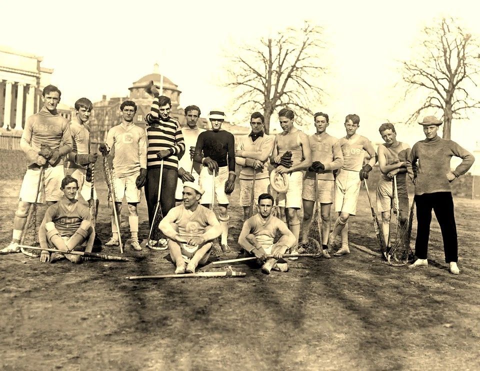1908 Columbia University Lacrosse Team Historic College Picture Keychain