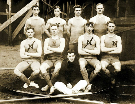 1908 Naval Academy Crew Team Annapolis Maryland Old Magnet Reprint