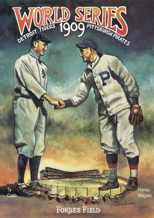 1909 Detroit Tigers V Pittsburgh Pirates Photo Baseball Picture Mlb Ty Cobb