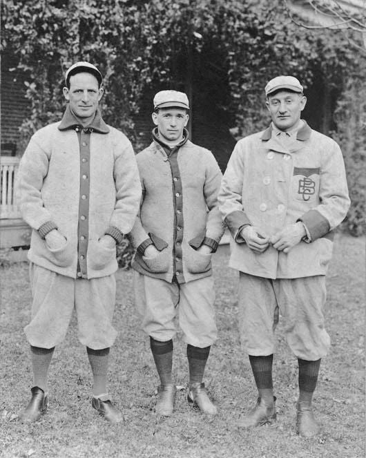 1909 Pittsburgh Pirates Glossy Photo Honus Wagner, Fred Clarke, Tommy Leach