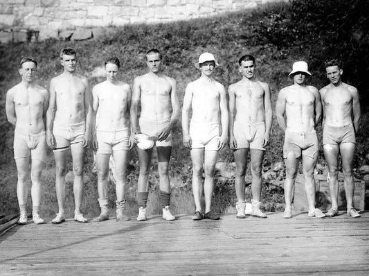 1915 Yale Varsity Crew Old Vintage Photo Picture 8 X 10 Reprint