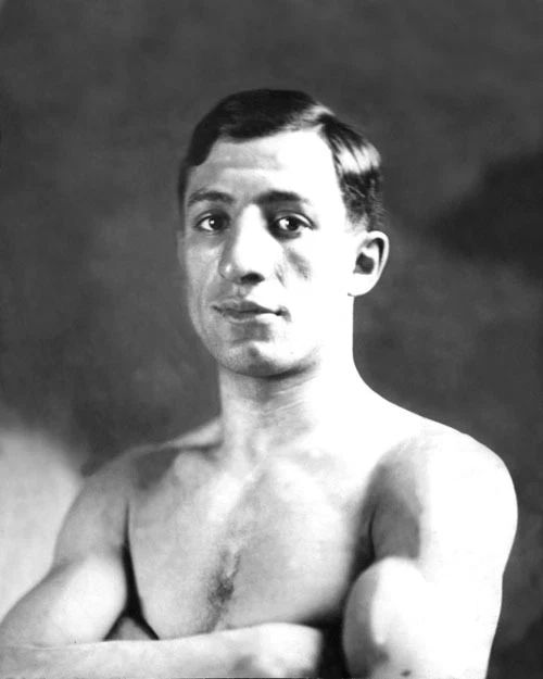 1910 American Boxer Abe Attell Glossy Boxing Magnet Featherweight Champion