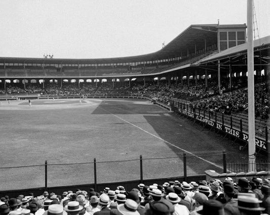 1910 Chicago White Sox Comiskey Park Glossy Magnet Magnet Opening Day Print