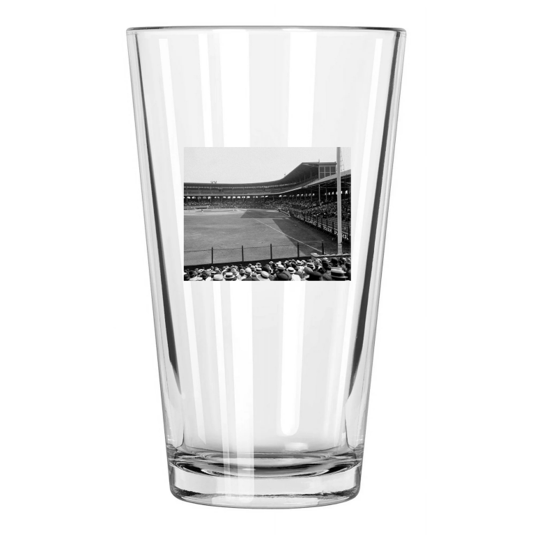 1910 Chicago White Sox Comiskey Park Photo Opening Day Pint Beer Drinking Glass