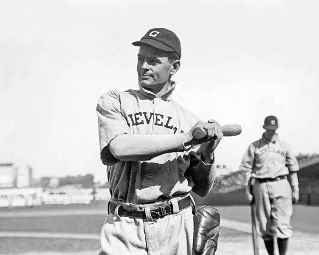 1910 Cleveland Naps Elmer Flick Glossy Keychain Print Indians Keychain Hof 1963
