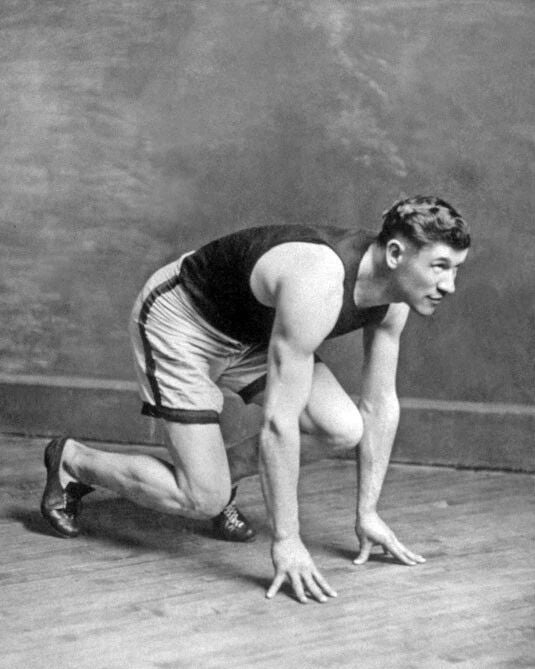 1910 Jim Thorpe Glossy Photo All American Track Star Print College Poster