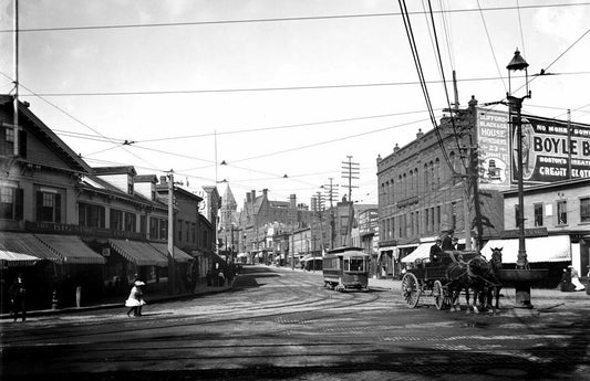 1910 Pleasant Street Malden Ma Old Historic Vintage Magnet Reprint