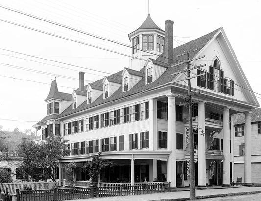 1910 Thayer'S Hotel Littleton New Hampshire Vintage Picture Photo Print