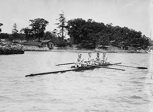 1911 N.Y.A.C. 4 Oar Senior Crew Team Old Vintage Magnet Reprint