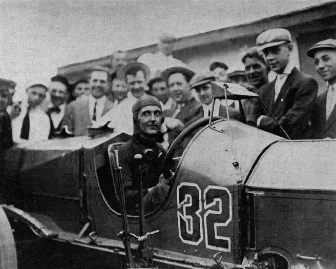 1911 Racecar Driver Ray Harroun Glossy Magnet Magnet Indy 500 Winner