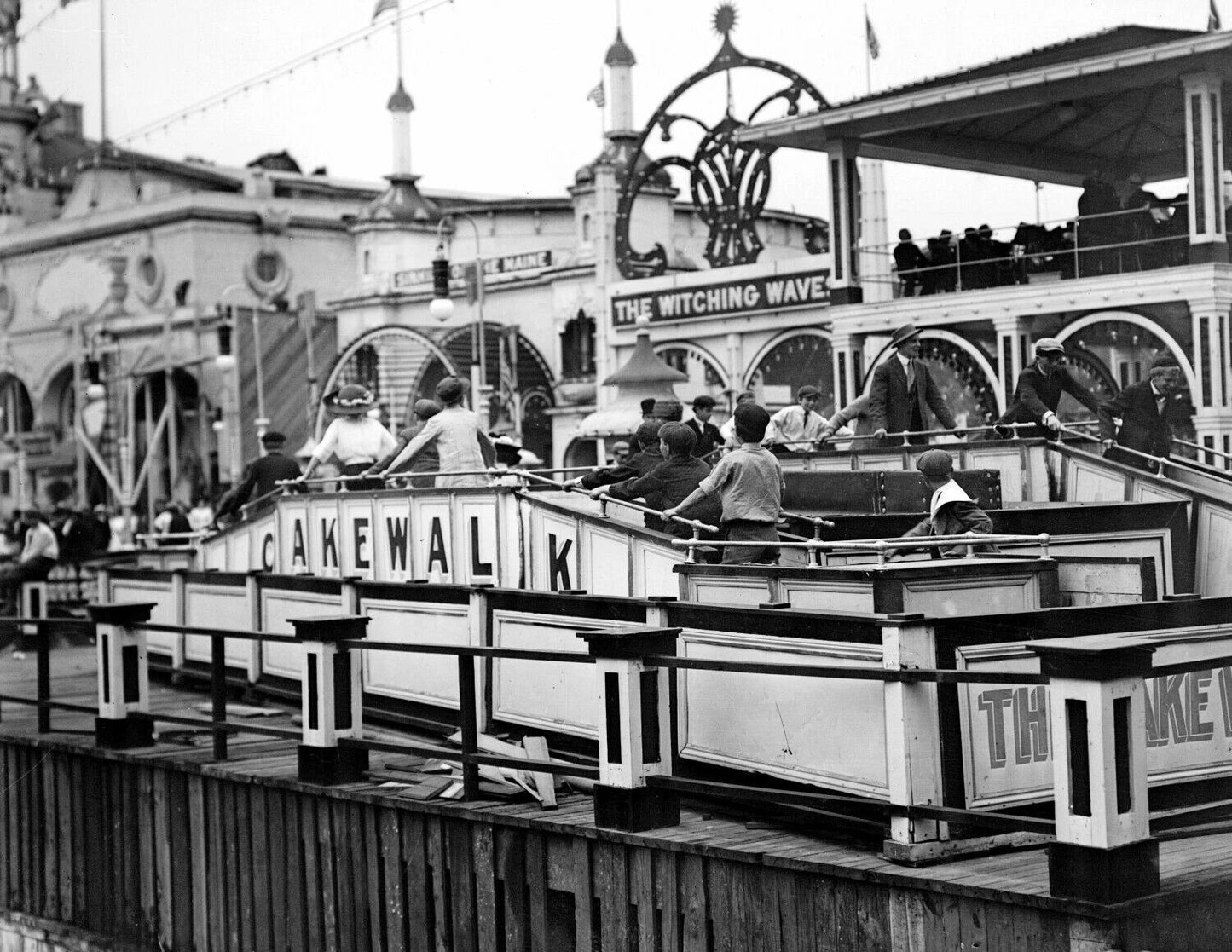 1911 The Cake Walk Coney Island New York Vintage Old Magnet Reprint