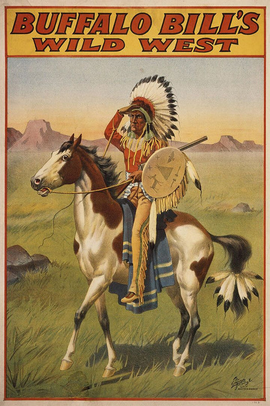 1912 Native American Indian Buffalo Bills Wild West Show Jigsaw Puzzle