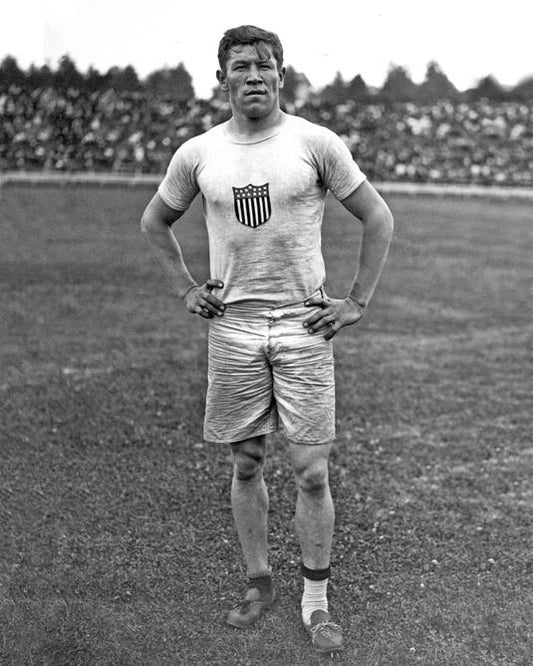 1912 Summer Olympics Jim Thorpe Glossy Keychain Stockholm Sweden Keychain 1