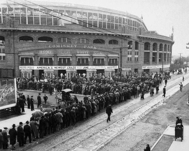 1913 Chicago White Sox Comiskey Park Glossy Photo Poster Opening Day Print
