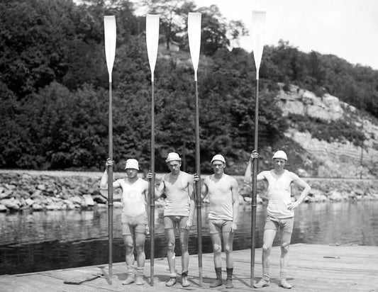 1913 Columbia Crew Varsity Four Old Vintage Retro Magnet Reprint