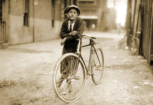 1913 Messenger Boy Waco Texas Vintage Old Magnet Picture Reprint