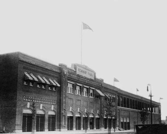 1914 Boston Red Sox Fenway Park Glossy Photo Baseball Print Field Poster