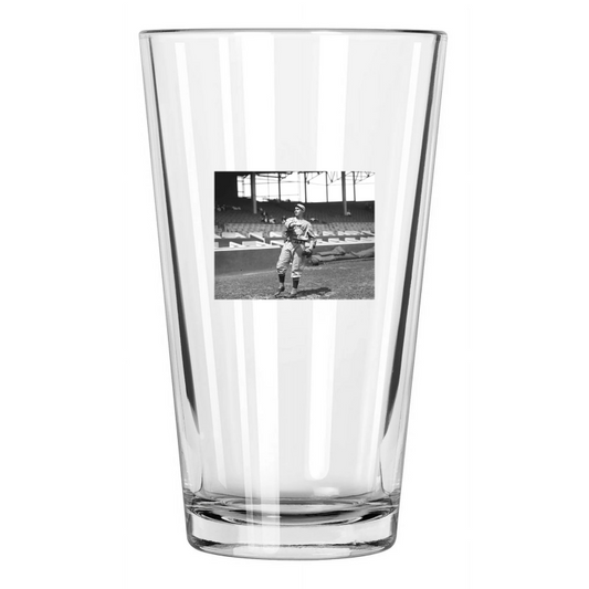 1914 Boston Red Sox Smokey Joe Wood Photo Baseball Pint Beer Drinking Glass