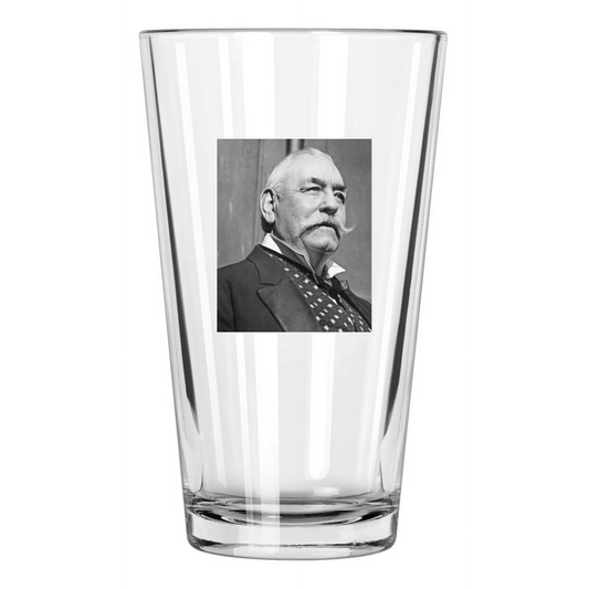 1914 Boxing Heavyweight John L Sullivan Photo Boxing Pint Beer Drinking Glass